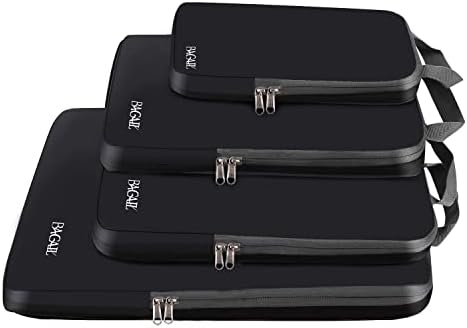 BAGAIL 4 Set/5 Set/6 Set Compression Packing Cubes Travel Accessories Expandable Packing Organizers